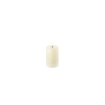 Vela LED Pillar, Marfim, Lisa, 5x8 cm