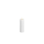 Vela de coluna LED MM, acabamento em seda, efeito derretido, Classic white, 49x150 mm