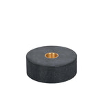 Castiçal com Base de Mármore, Preto, 10x4 cm