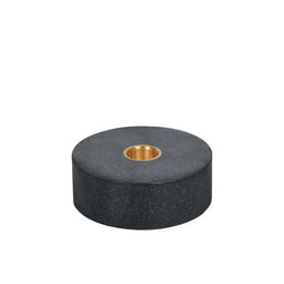Castiçal com Base de Mármore, Preto, 10x4 cm