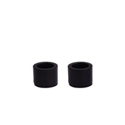 Castiçal para vela palito, Matte Black, 2-pacotes, 3x2 cm