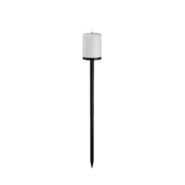 Estaca para áreas externas com base, Black, 8x60 cm