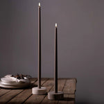 LED Tall Taper Candle, Areia, Lisa, 2x75 cm
