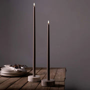 LED Tall Taper Candle, Areia, Lisa, 2x55 cm