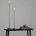 LED Tall Taper Candle, Bege, Lisa, 2x55 cm