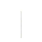 LED Tall Taper Candle, Branco Nórdico, Lisa, 2x55 cm