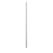 LED Tall Taper Candle, Verde Acinzentado, Lisa, 2x75 cm