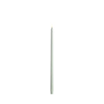 LED Tall Taper Candle, Verde Acinzentado, Lisa, 2x55 cm