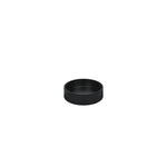 Light Candleholder pillar, Matte black, 9x3 cm