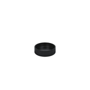 Light Candleholder pillar, Matte black, 9x3 cm