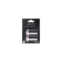 Pilhas tamanho D, 1,5 V, 16.000 mAh, pacote com 2
