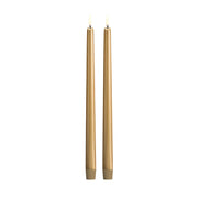 Vela LED Taper, Acabamento Dourado, 2-pack,  2x32 cm