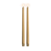 Vela LED Taper, Acabamento Dourado, 2-pack,  2x32 cm