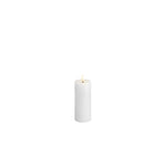 Vela de pilar LED MM, Silk, Efeito derretido, Classic white, 49x125 mm